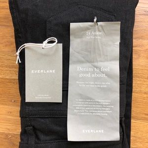 Everlane Jeans - ankle black (size 24)